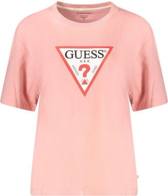 Guess Roze Biokatoen Dames T-shirt