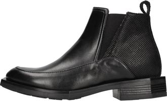 Le Boh&eacute;mien Leren Beatles Enkellaarsjes - Dames - Chelseaboots - Zwart - 41 EU - Leer - Schoenen