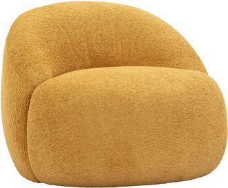 Mauro Ferretti Ginevra Sill&oacute;n Mostaza Cm 81x78x64