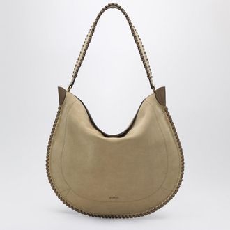 Isabel Marant Isabel Marant Oskan Hobo Soft Bag In Sand Colored Suede