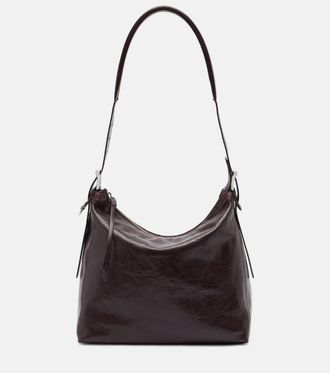 Christophe Lemaire Small belted leather tote bag