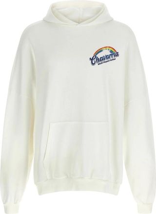 Willy Chavarria Fabuloso Hooligan Hoodie - Heren - Hoodies - Wit - M - Katoen - Hoodies & sweatvesten