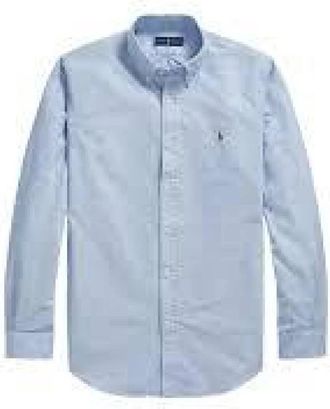 Polo Ralph Lauren Cubdppcs Lange Mouw Sportshirt - Heren - Casual Overhemden - Blauw - XL - Overhemden