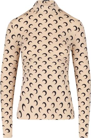 Marine Serre T-Shirt Crescent Moon