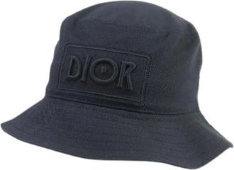 Dior Pre-owned Accessories, male, Black, Size: ONE SIZE Pre-owned Cotton hats