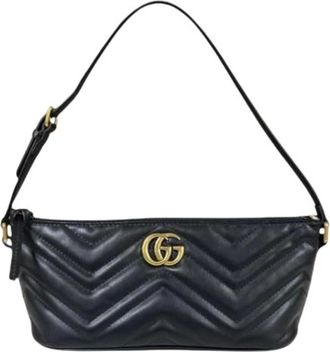 Gucci Pre-owned Shoulder Bags, female, Black, Size: ONE SIZE Pre-owned Vintage Shoulder Bag