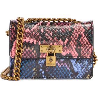 Kurt Geiger Micro Brixton Quilted Shoulder Bag in Pink Multi at Nordstrom Rack