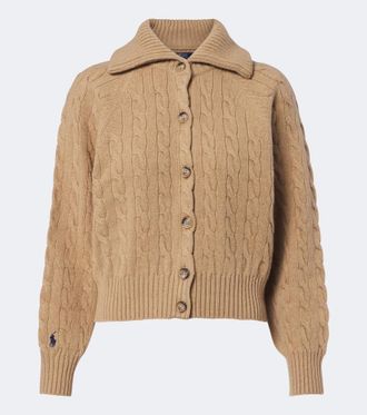 Polo Ralph Lauren Cable-knit wool and cashmere cardigan