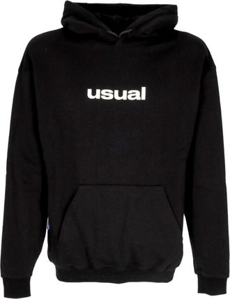 Usual Worldwide Locals Hoodie - Heren - Hoodies - Zwart - XL - Katoen - Hoodies & sweatvesten