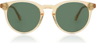 Messy Weekend NEW DEPP Champagne Green Mens Sunglasses Yellow Size 51
