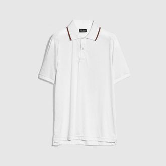 Gucci GG Stretch Nylon Jacquard Polo Shirt, Size XXXL, White, Ready-to-wear
