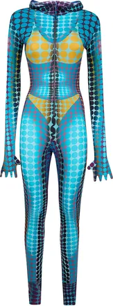 Jean Paul Gaultier Re-Edition: Jumpsuit High Neck With Long Sleeves