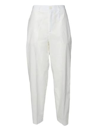 SOLOTRE cotton trousers - White