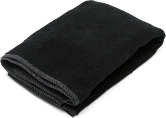 Balenciaga logo-intarsia performance towel - unisex - Cotton - One Size - Black