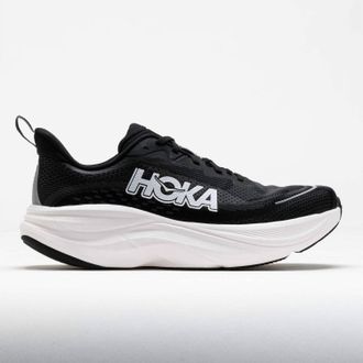 Hoka One One Mens Skyflow Running Shoes In Black / White