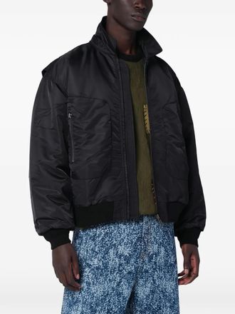 Brain Dead zip bomber jacket - Black