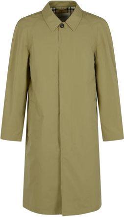 Burberry Parkbury BL Coat - Heren - Mantel - Groen - L - Katoen - Jassen