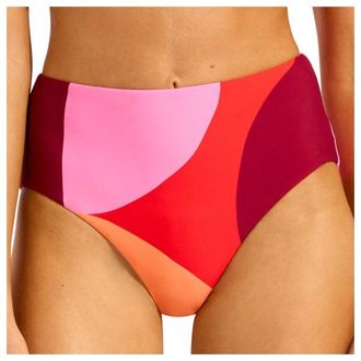 Seafolly Sorrento High Waisted Pant Bikini-Bottom f&uuml;r Damen | orange