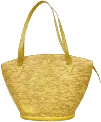 Louis Vuitton Pre-owned Vintage Schoudertas - Dames - Pre-owned - Geel - Maat: ONE Size Leer