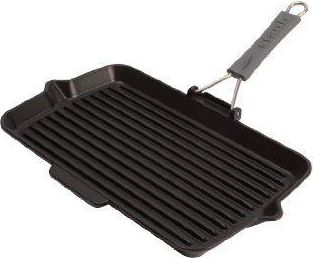 Staub Parrilla De Fundici&oacute;n Negra 34 X 21 Cm Alta Calidad