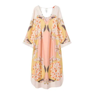 La DoubleJ Midi Dresses, female, Multicolor, Size: S Twin Flame Dress