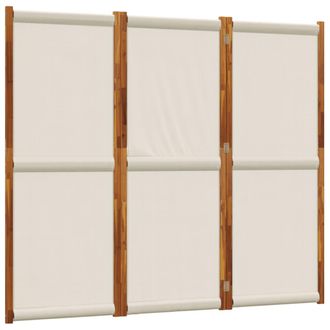 vidaXL Biombo Divisor De 3 Paneles Gris Claro 210x180 Cm Vidaxl