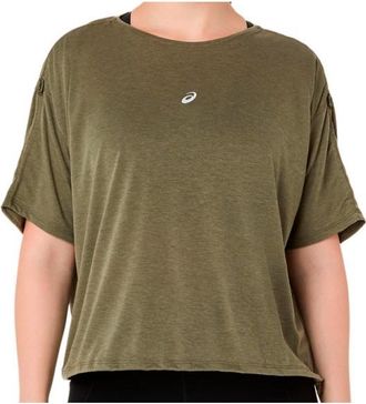 Asics Nagino Run Adjustable S/S Top Laufshirt f&uuml;r Damen | oliv