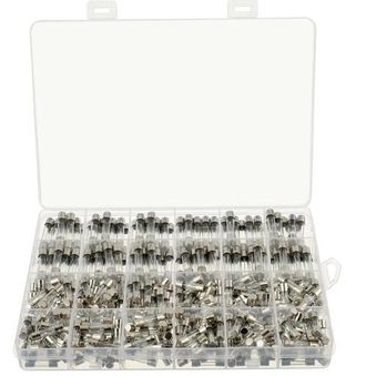 OEM Juego De Fusibles De Vidrio De 5x20 Mm Y 6x30 Mm, 360 Unidades