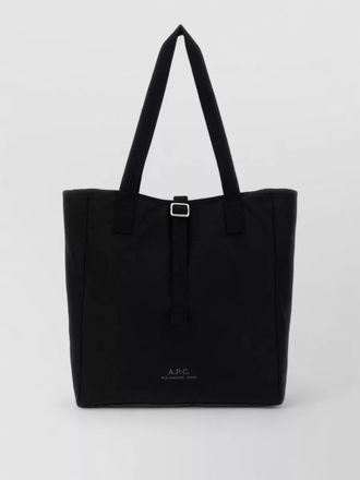 A.P.C. canvas cabas archive rectangular shopping bag