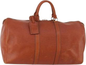 Louis Vuitton Pre-owned Weekend Bags, female, Brown, Size: ONE SIZE Pre-owned Boston Bag