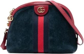 Gucci Pre-owned Cross Body Bags, female, Blue, Size: ONE SIZE Pre-owned Ophidia Crossbody