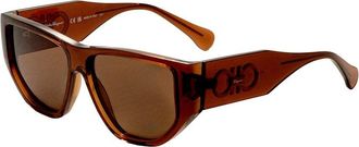 Ferragamo Unisex 56Mm Sunglasses