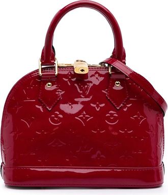 Louis Vuitton Hobo Bags - 2015 Monogram Vernis Alma BB - Gr. unisize - in Rosa - für Damen
