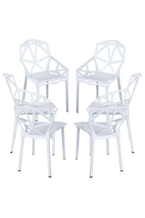 Regalos Miguel Packs Sillas Comedor - Pack 6 Sillas Omega - Blanco