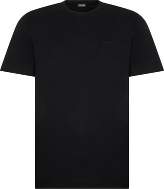 Ermenegildo Zegna T-Shirts - Heren - T-shirts - Zwart - M - Tops
