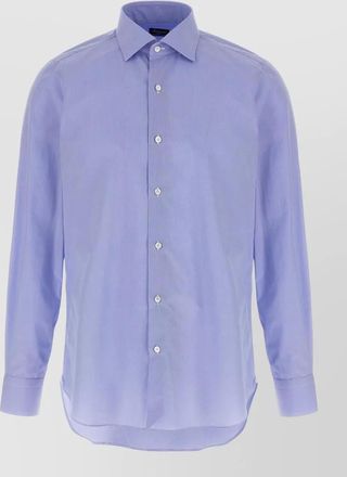 Finamore cotton long-sleeve shirt