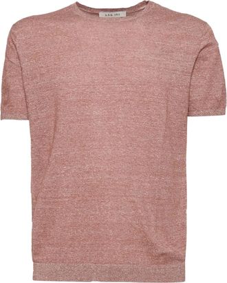 Brando T-shirt con orlo dritto - Rosso