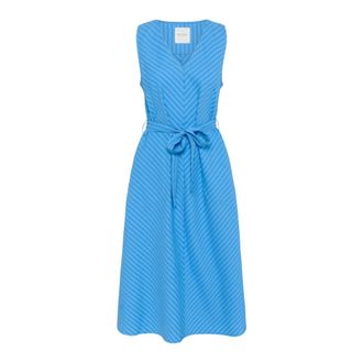 Part Two Astra PW DR - Dames - Casual kleedjes - Blauw - L - Katoen - Kleedjes