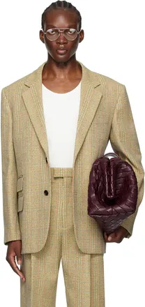 ジャケット BOTTEGA VENETA Women Jackets 724202V2KF0 1264 GREY Bottega Veneta Wool Chevron Jacket 724202.V2KF0-1264 GREY
