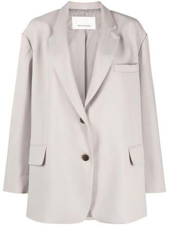Frankie Shop Blazer Bea monopetto oversize - Grigio