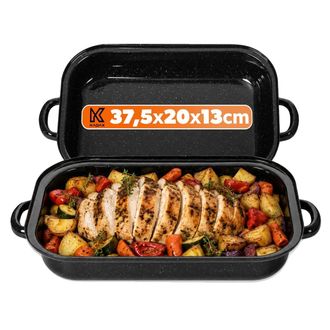 OEM Fuente Para Horno, Metal Esmaltado, Certificado Ce, Marr&oacute;n