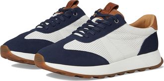 Johnston & Murphy Kinnon T-Toe Mens Lace-up Boots Navy Suede/White Full Grain : 11.5 M (D), Leather/Rubber/Suede