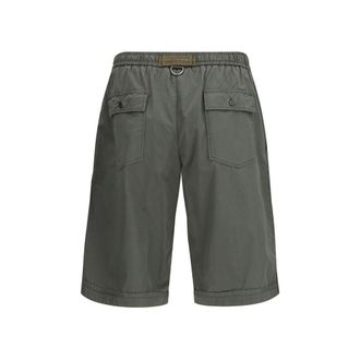Dolce & Gabbana Mens Gray Cotton Bermuda Shorts