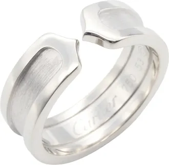 Cartier Silver White Gold (18K) Band Ring (Pre-Owned)