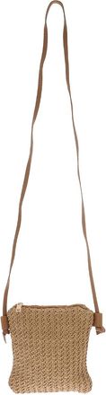 SOLUSTRE Straw Crossbody Bag for Women, Woven Summer Beach Bag in Dark Coffee Color, Lightweight Straw Travel Purse for Vacation and Daily Use