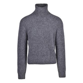 Isabel Marant Isabel Marant, Turtlenecks, male, Gray, Size: M High-neck Zip Sweater