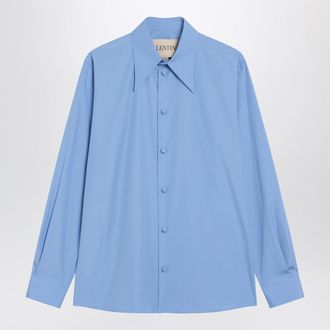 Valentino Light Blue Cotton Shirt