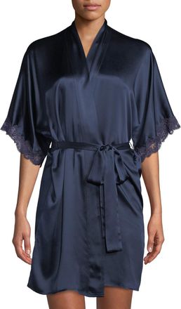 Christine Lingerie Bijoux Short Silk Robe