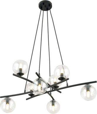 Wonderlamp L&aacute;mpara Colgante Lotra Transparente (8 Luces)