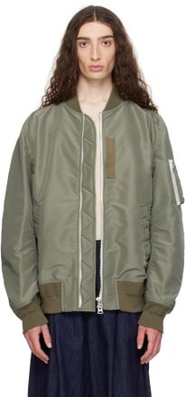 sacai - サカイ xNIKE Layered Bomber Jacket M 新品未使用 Nike x Sacai Layered Bomber Jacket Grey White Women's Sz